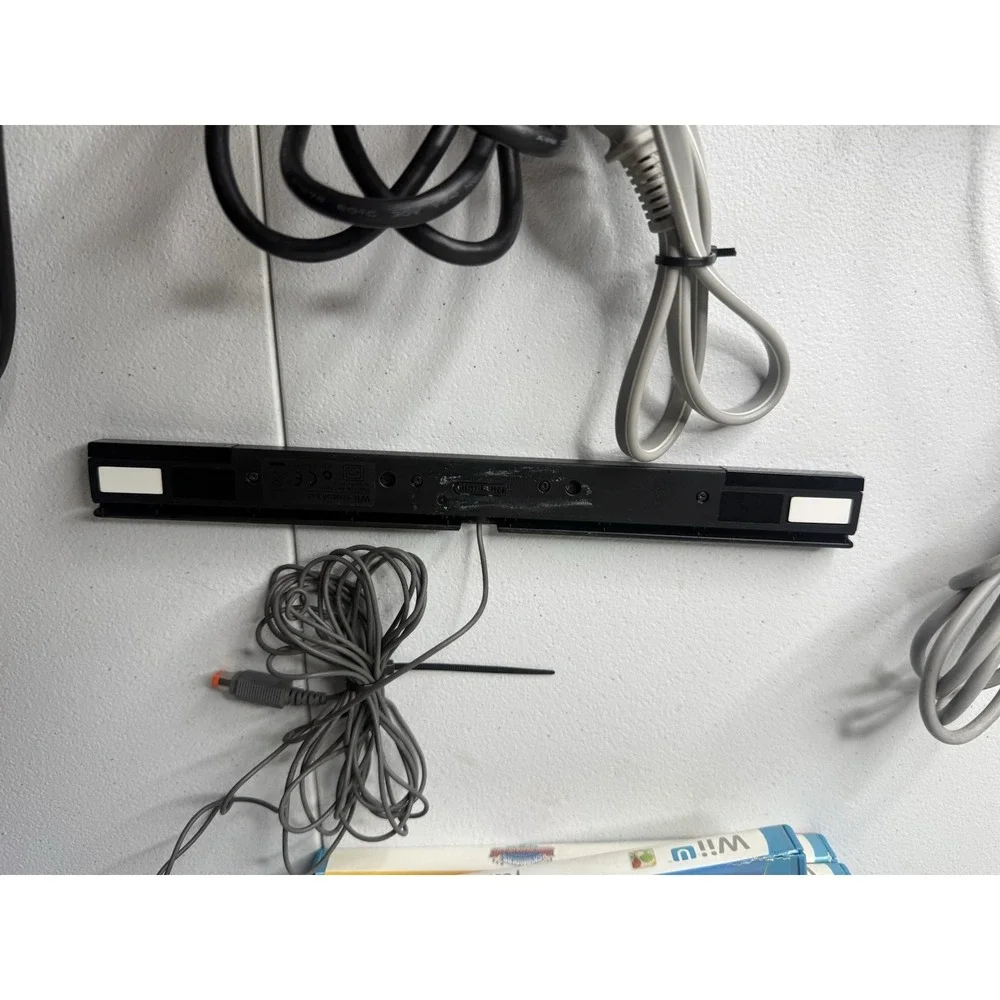 Nintendo Wii U 32GB Console Deluxe Set Black Bundle With 3 Games WUPSKAFB